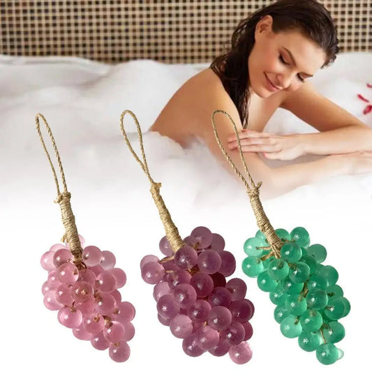 Soap - Grape Handmade Soap Natural DIY Crystal Soap Fruit Aroma Scented Soap Creative Gift For Home Fragrance