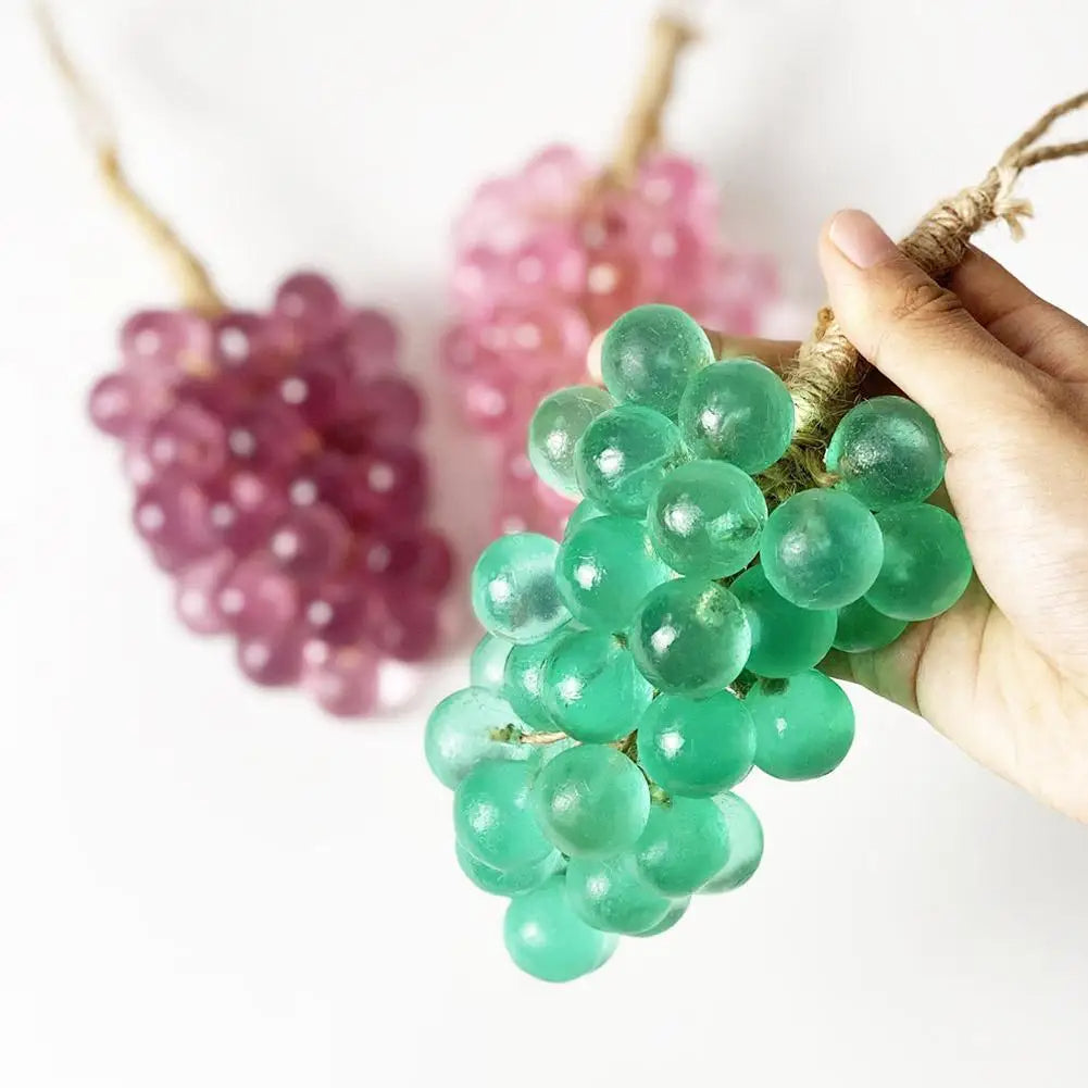 Soap - Grape Handmade Soap Natural DIY Crystal Soap Fruit Aroma Scented Soap Creative Gift For Home Fragrance