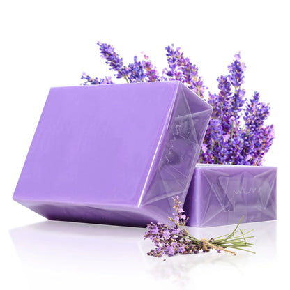Soap - Natural Organic Lavender Essential Oil Soap Handmade, Refreshing, Oil Control, Bath Soap