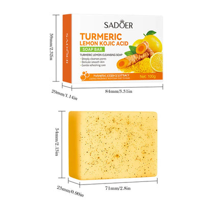 Soap - Turmeric Kojic Acid Lemon Essential Oil Soap 100g
