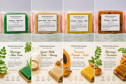 Soap - Turmeric Papaya Kojic Soap  Kisla Skin 100g