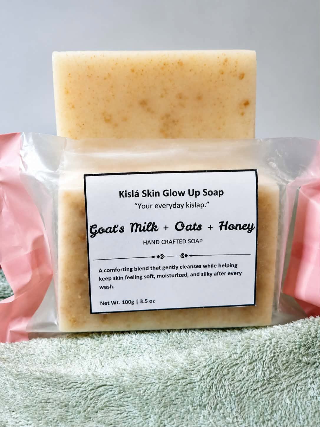 KislaSkin Goats Milk Oats Honey Handmade Soap