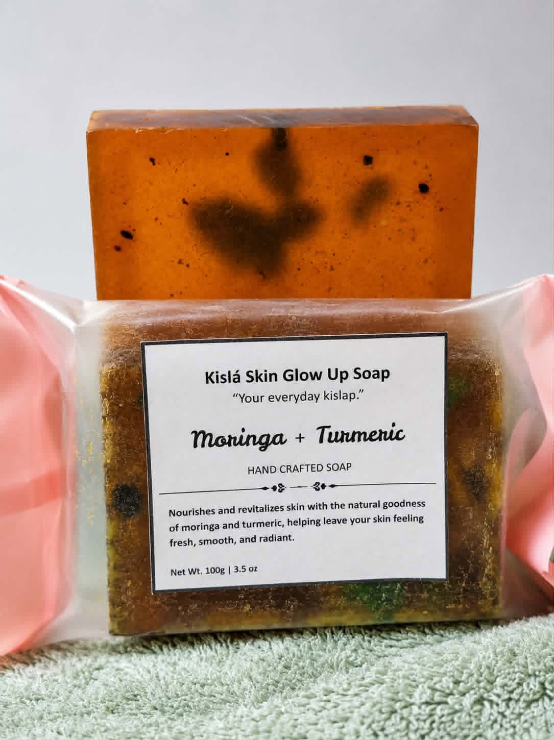 KislaSkin Turmeric Moringa Handmade Soap